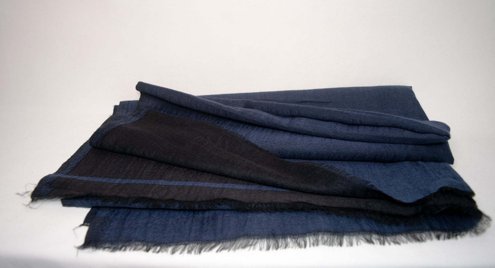 Buy Online Navy Black Pashmina Scarf