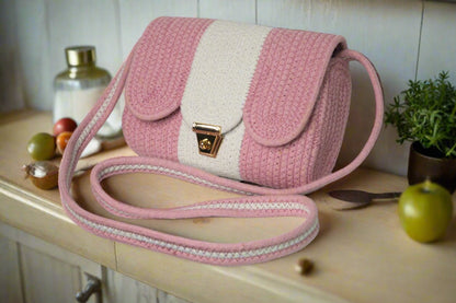 Cheap Pink White Crossbody Bag women