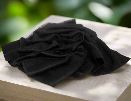 black cashmere pashmina wrap
