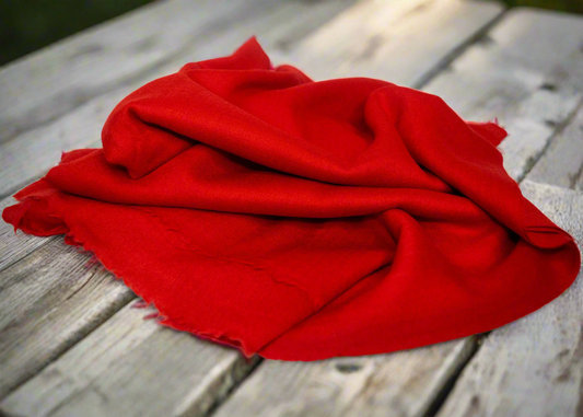 red pashmina wrap
